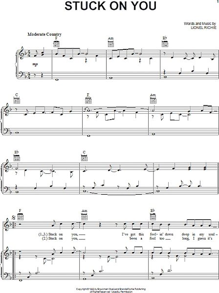 open zoom image for Stuck On You - Piano/Vocal/Guitar, New, Main