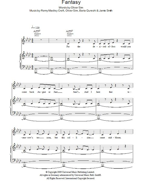 open zoom image for Fantasy - Piano/Vocal/Guitar, New, Main