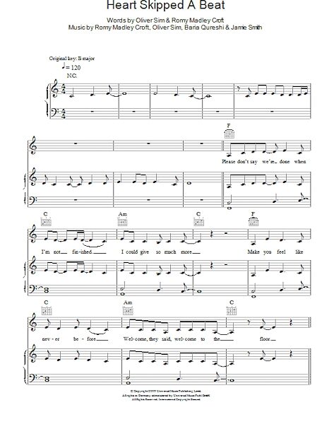 open zoom image for Heart Skipped A Beat - Piano/Vocal/Guitar, New, Main