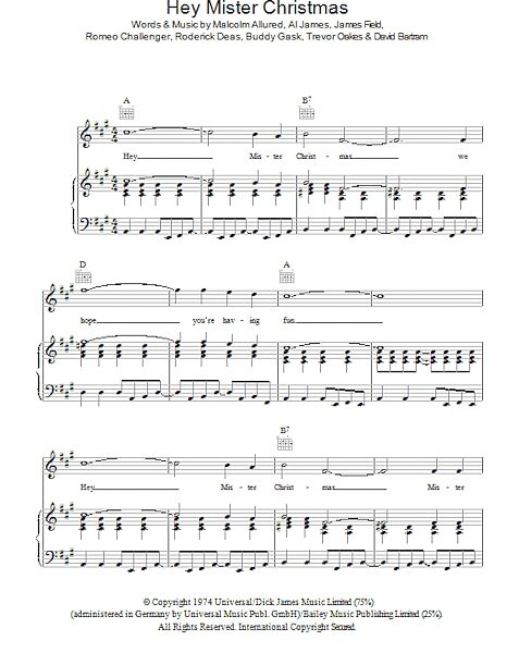 open zoom image for Hey Mr. Christmas - Piano/Vocal/Guitar, New, Main