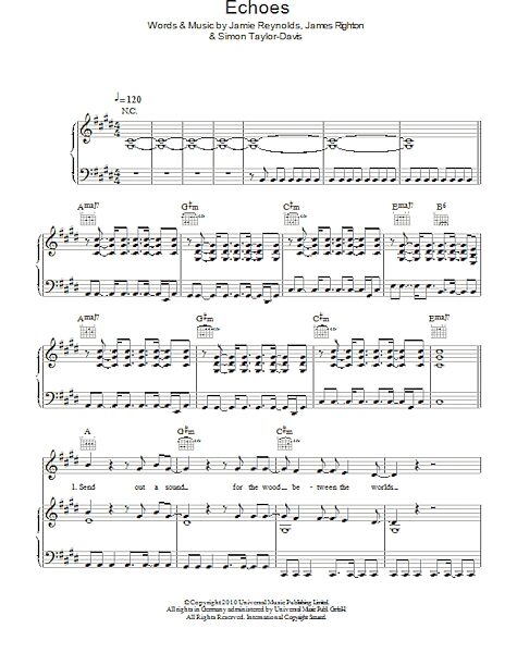 open zoom image for Echoes - Piano/Vocal/Guitar, New, Main