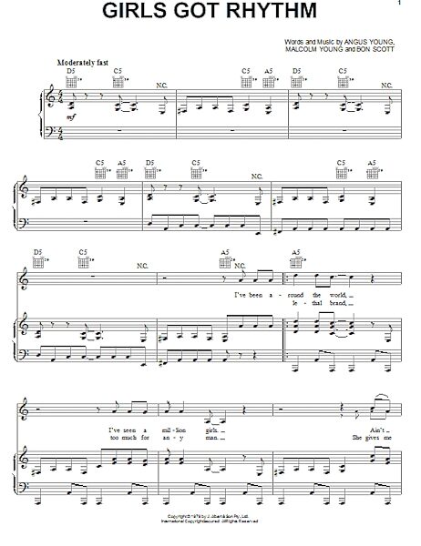 open zoom image for Girls Got Rhythm - Piano/Vocal/Guitar, New, Main
