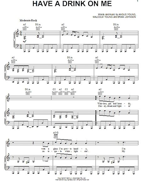 open zoom image for Have A Drink On Me - Piano/Vocal/Guitar, New, Main