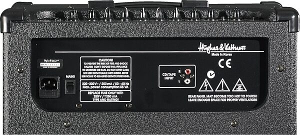 open zoom image for Hughes and Kettner Edition Blue 15 DFX Guitar Combo Amplifier (15 Watts, 1x8 in.), Rear