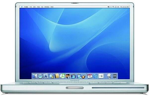 open zoom image for Apple G4 Powerbook Notebook Computer with SuperDrive (1.67GHz, 15 in.), Main