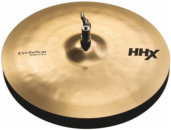 open zoom image for Sabian HHX Evolution Hi-Hat Cymbals (Pair), Brilliant Finish, 15 inch, Main