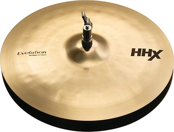 open zoom image for Sabian HHX Evolution Hi-Hat Cymbals (Pair), Brilliant Finish, 15 inch, Action Position Back