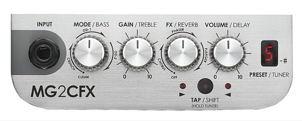 open zoom image for Marshall MG2CFX Battery-Powered Guitar Combo Amplifier, Controls
