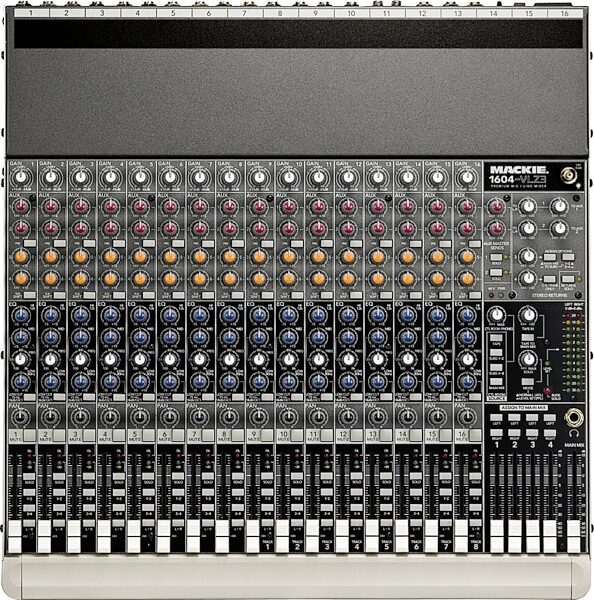 open zoom image for Mackie 1604-VLZ3 16-Channel Mixer, Top