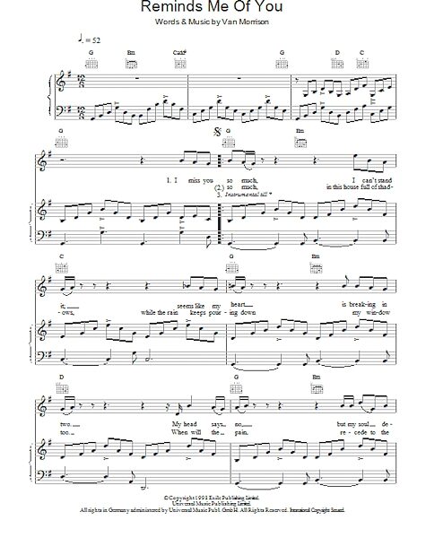 open zoom image for Reminds Me Of You - Piano/Vocal/Guitar, New, Main