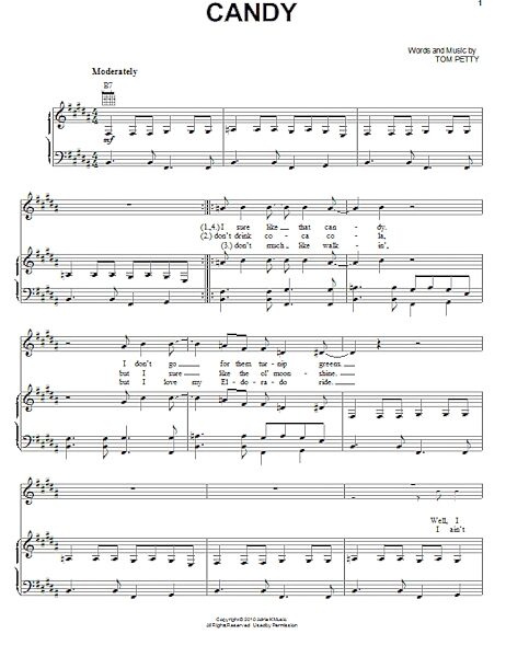 open zoom image for Candy - Piano/Vocal/Guitar, New, Main