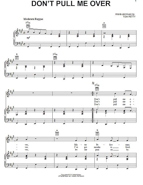 open zoom image for Don't Pull Me Over - Piano/Vocal/Guitar, New, Main