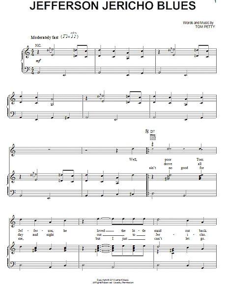 open zoom image for Jefferson Jericho Blues - Piano/Vocal/Guitar, New, Main