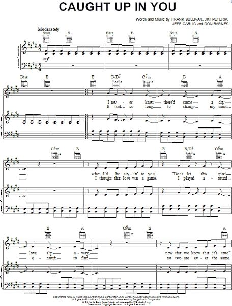 open zoom image for Caught Up In You - Piano/Vocal/Guitar, New, Main