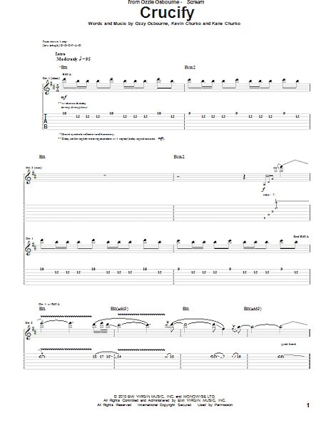 open zoom image for Crucify - Guitar TAB, New, Main