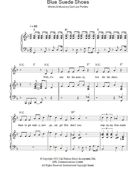 open zoom image for Blue Suede Shoes - Piano/Vocal/Guitar, New, Main