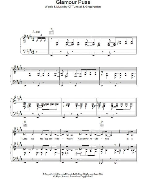 open zoom image for Glamour Puss - Piano/Vocal/Guitar, New, Main