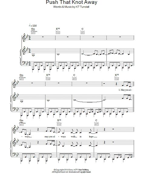 open zoom image for Push That Knot Away - Piano/Vocal/Guitar, New, Main