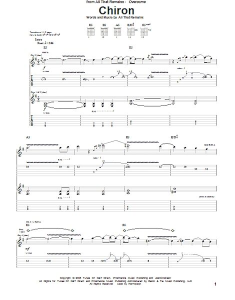 open zoom image for Chiron - Guitar TAB, New, Main
