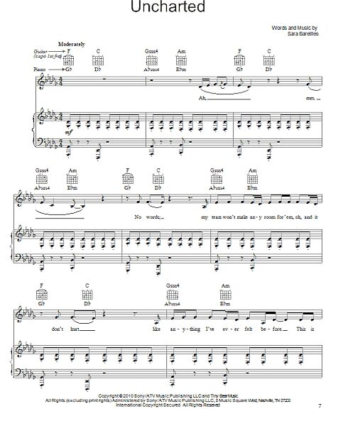 open zoom image for Uncharted - Piano/Vocal/Guitar, New, Main