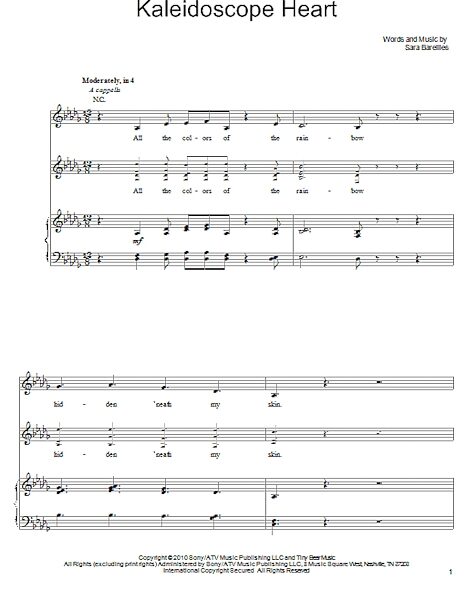 open zoom image for Kaleidoscope Heart - Piano/Vocal/Guitar, New, Main