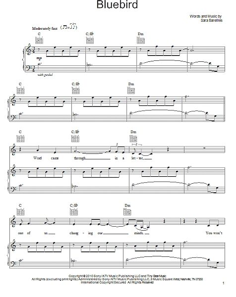 open zoom image for Bluebird - Piano/Vocal/Guitar, New, Main