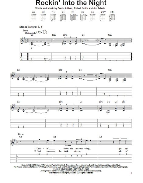open zoom image for Rockin' Into The Night - Easy Guitar with TAB, New, Main