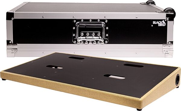 open zoom image for Blackbird 1630HC Pedalboard (with Case), Tweed, Action Position Back