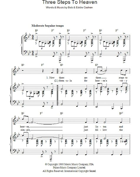 open zoom image for Three Steps To Heaven - Piano/Vocal/Guitar, New, Main