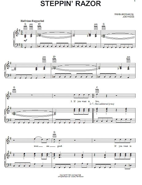 open zoom image for Steppin' Razor - Piano/Vocal/Guitar, New, Main
