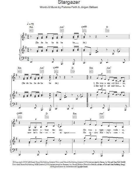 open zoom image for Stargazer - Piano/Vocal/Guitar, New, Main