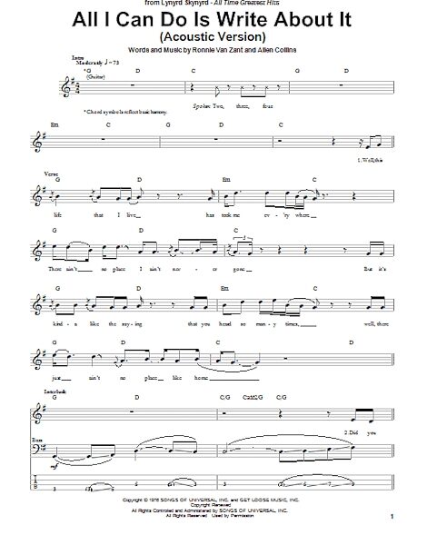 open zoom image for All I Can Do Is Write About It - Bass Tab, New, Main