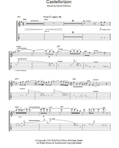 open zoom image for Castellorizon - Guitar TAB, New, Main