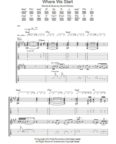open zoom image for Where We Start - Guitar TAB, New, Main