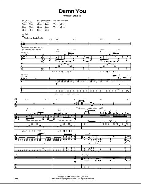 open zoom image for Damn You - Guitar TAB, New, Main