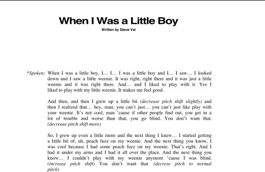open zoom image for When I Was A Little Boy - Guitar TAB, New, Main