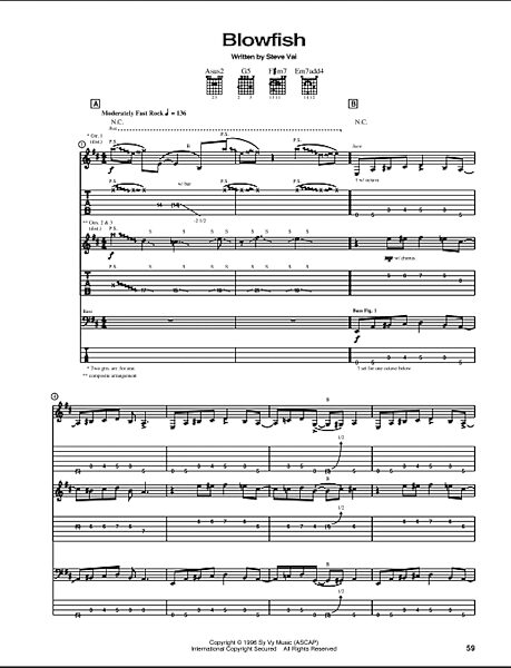 open zoom image for Blowfish - Guitar TAB, New, Main