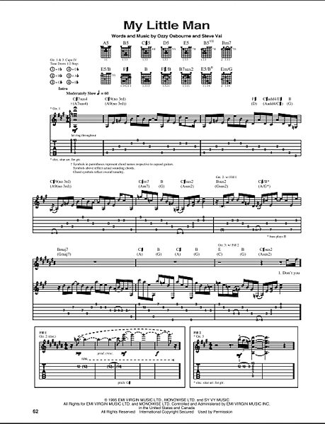 open zoom image for My Little Man - Guitar TAB, New, Main