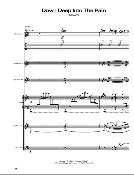 open zoom image for Down Deep Into The Pain - Guitar TAB, New, Main