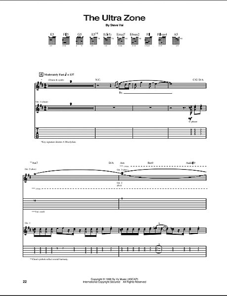 open zoom image for The Ultra Zone - Guitar TAB, New, Main