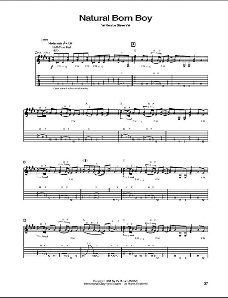 open zoom image for Natural Born Boy - Guitar TAB, New, Main