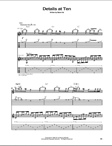 open zoom image for Details At Ten - Guitar TAB, New, Main