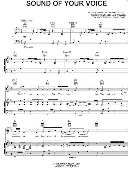 open zoom image for Sound Of Your Voice - Piano/Vocal/Guitar, New, Main