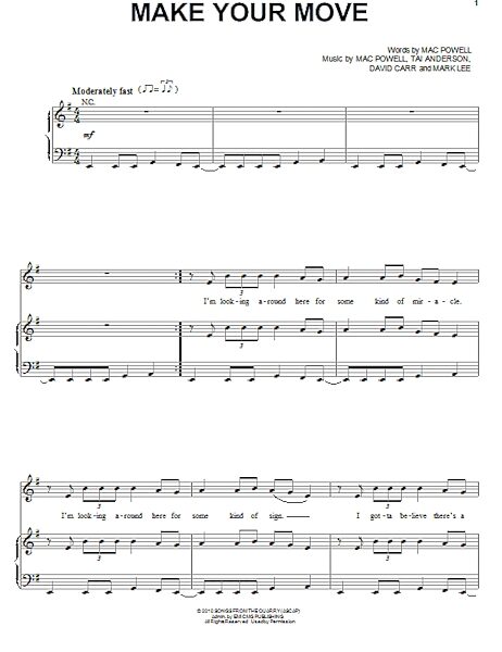 open zoom image for Make Your Move - Piano/Vocal/Guitar, New, Main