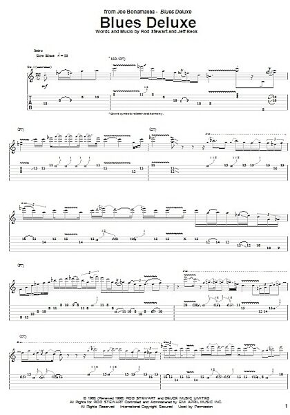 open zoom image for Blues Deluxe - Guitar TAB, New, Main
