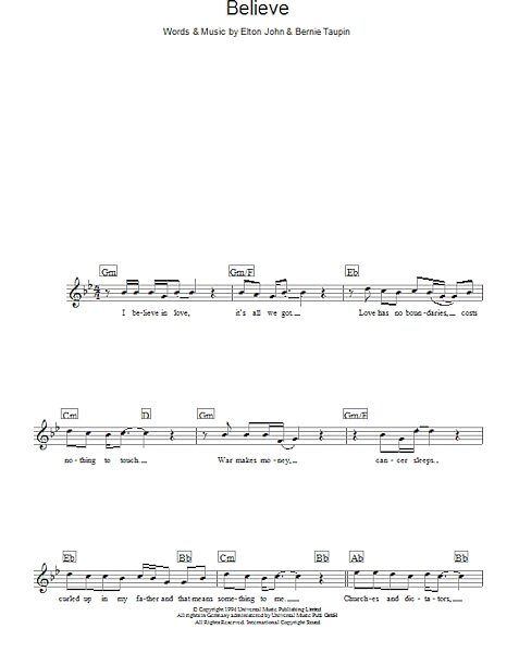 open zoom image for Believe - Fake Book, New, Main