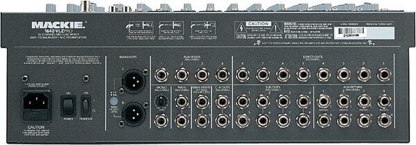 open zoom image for Mackie 1642-VLZ Pro 16-Channel Mixer, Rear