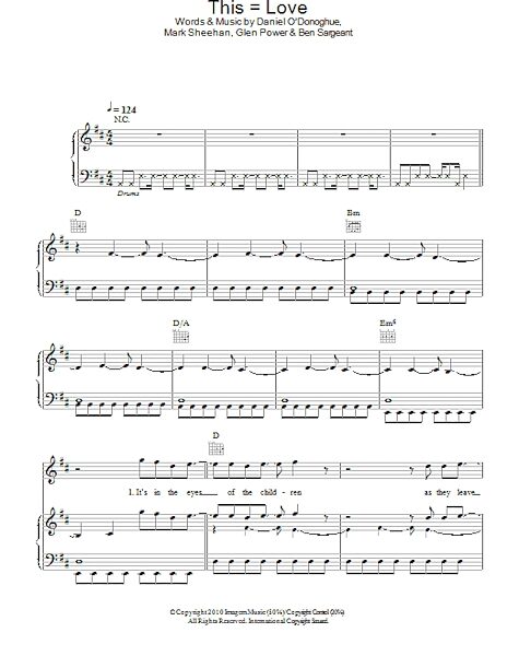 open zoom image for This = Love - Piano/Vocal/Guitar, New, Main