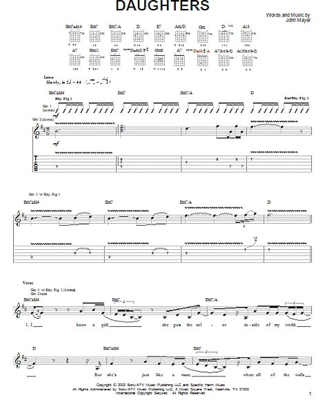 open zoom image for Daughters - Easy Guitar, New, Main
