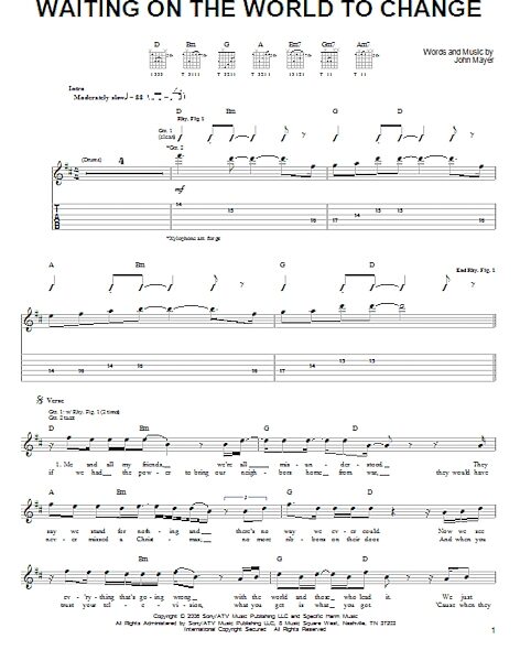 open zoom image for Waiting On The World To Change - Easy Guitar, New, Main
